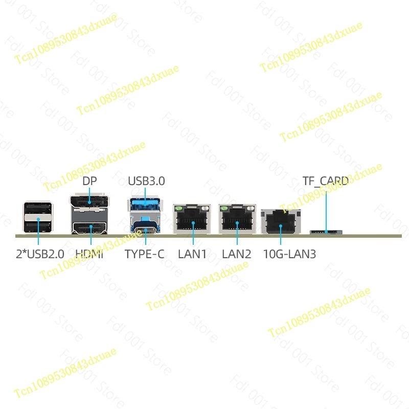 Placa-Mãe Dual 2.5G 10G SFP NA - Mini Itx Dual 2.5G Nas Motherboard avaliação e preço